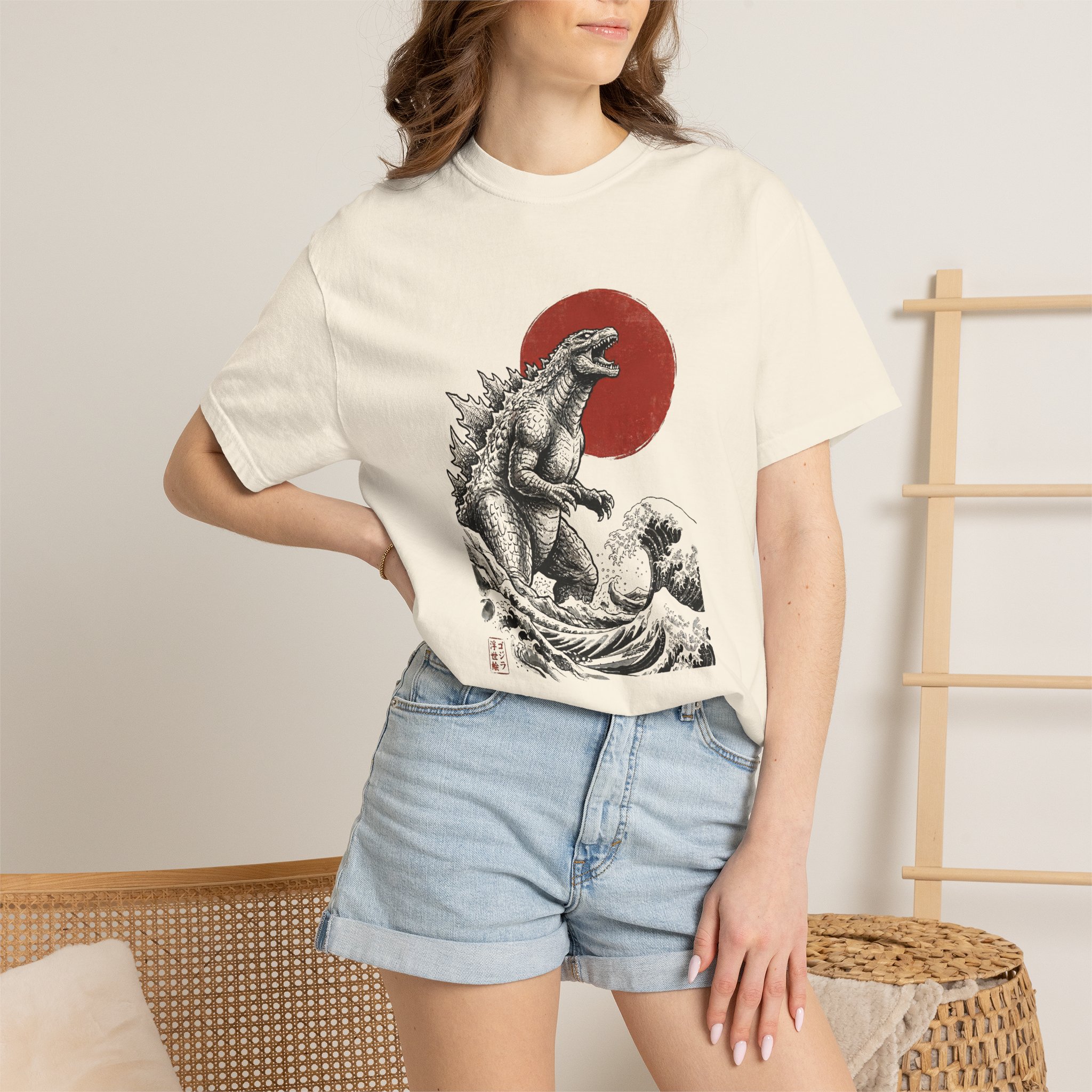 Godzilla Rising Tee — Retro Japanese Kaiju Graphic T-Shirt - Image 4