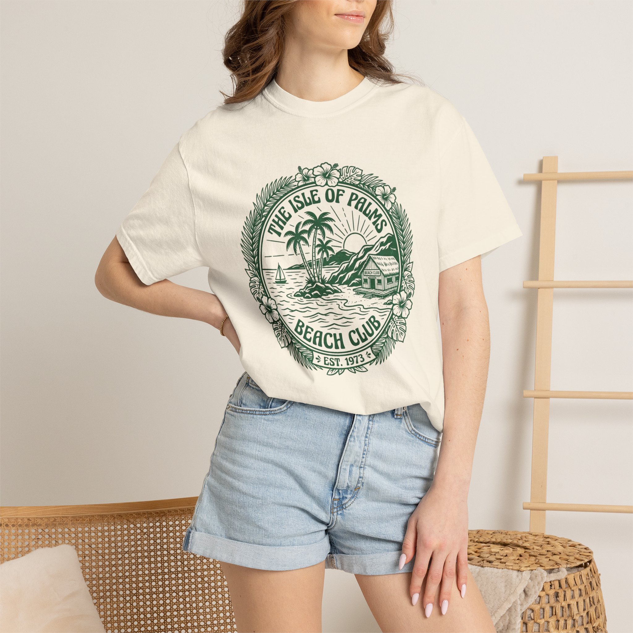 Isle of Palms Beach Club T-Shirt — Vintage Palm Beach Tee - Image 4