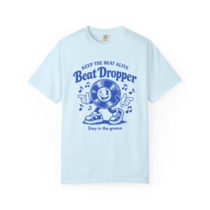 Beat Dropper T‑Shirt — Retro Vinyl DJ Tee (“Keep the Beat Alive”)
