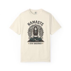 Namaste Stay Grounded Tee — Yoga Meditation Graphic T-Shirt