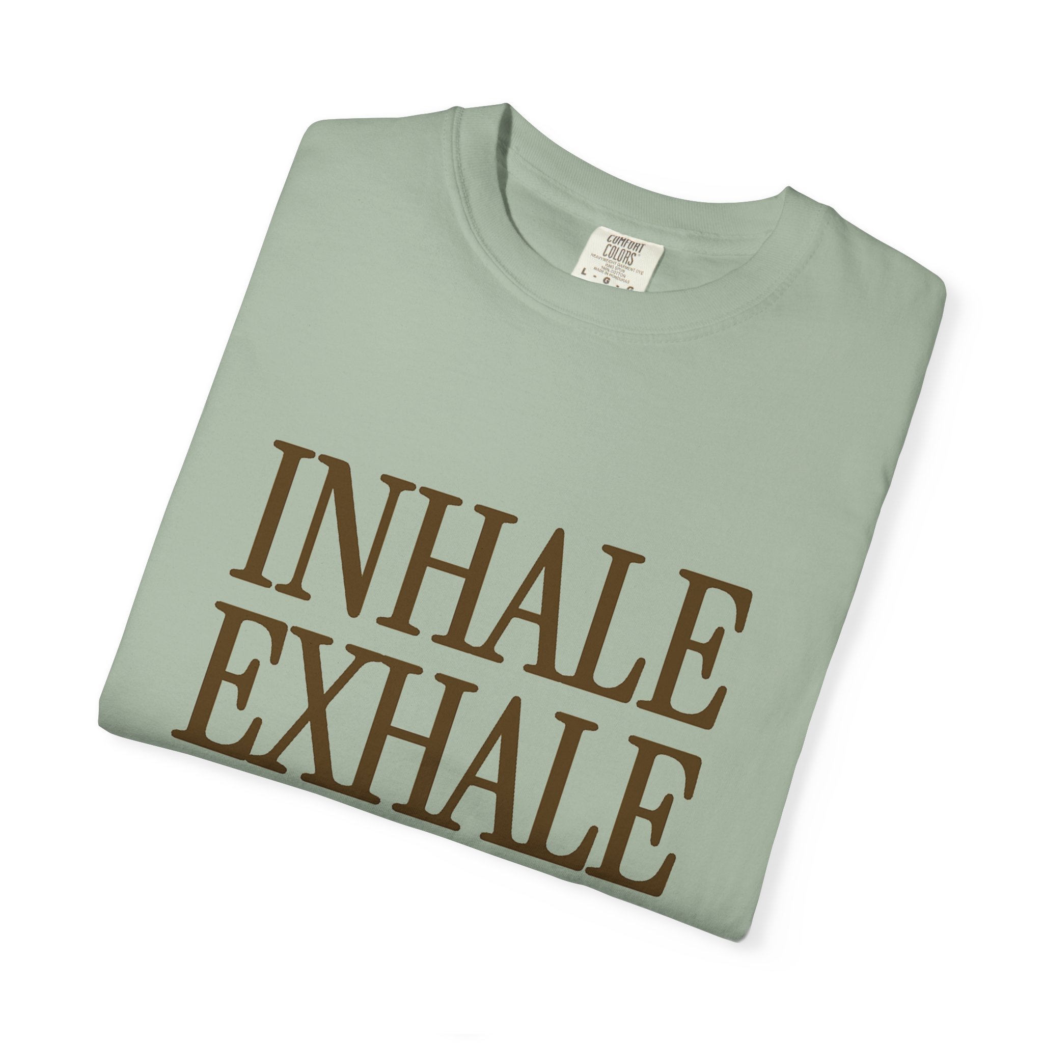 Inhale Exhale Tee — Minimal Mindfulness T-Shirt - Image 3