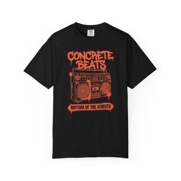 Concrete Beats Tee — Rhythm of the Streets Vintage Boombox Graphic T‑Shirt