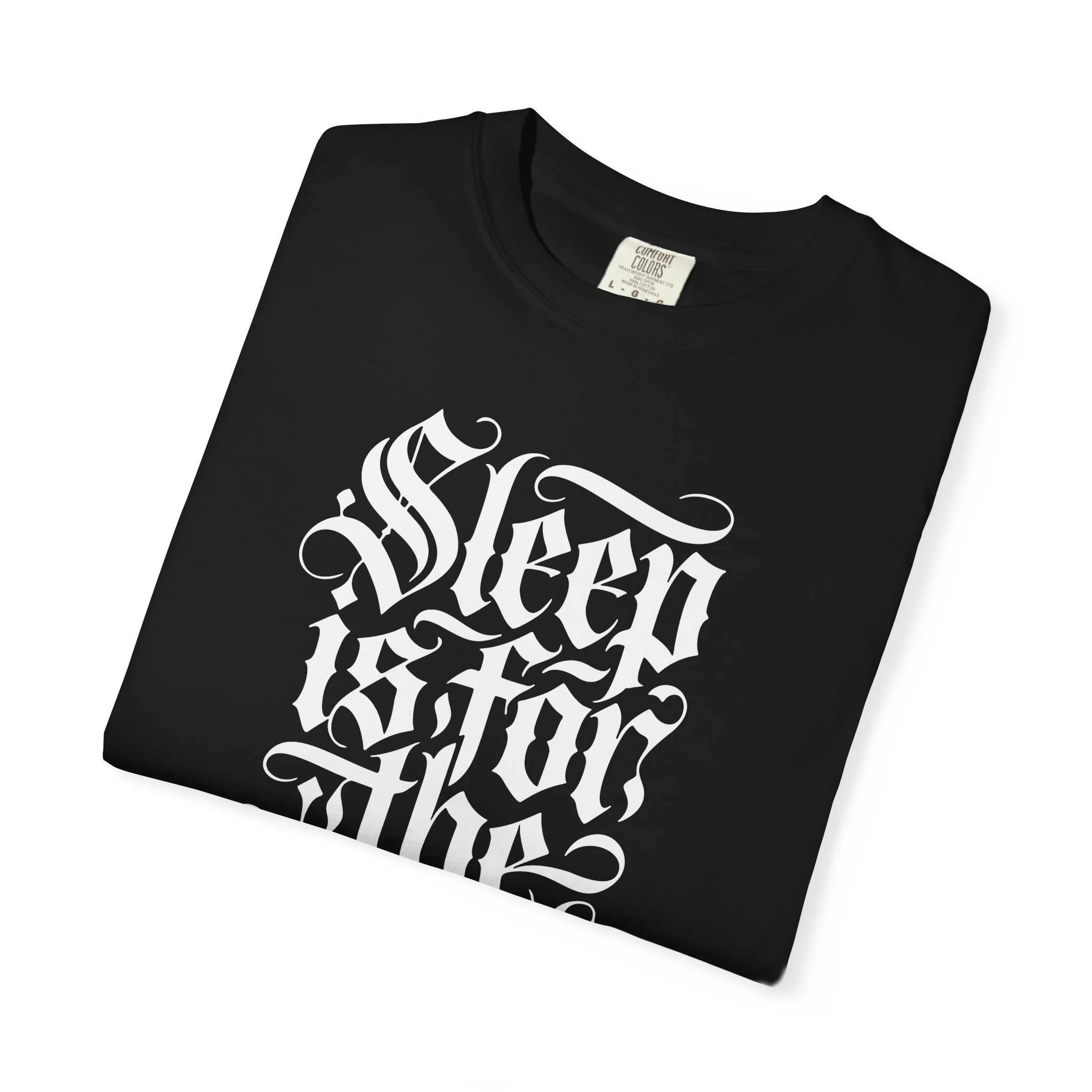 Sleep Is for the Weak Tee — Gothic Lettering Graphic T‑Shirt - Image 3
