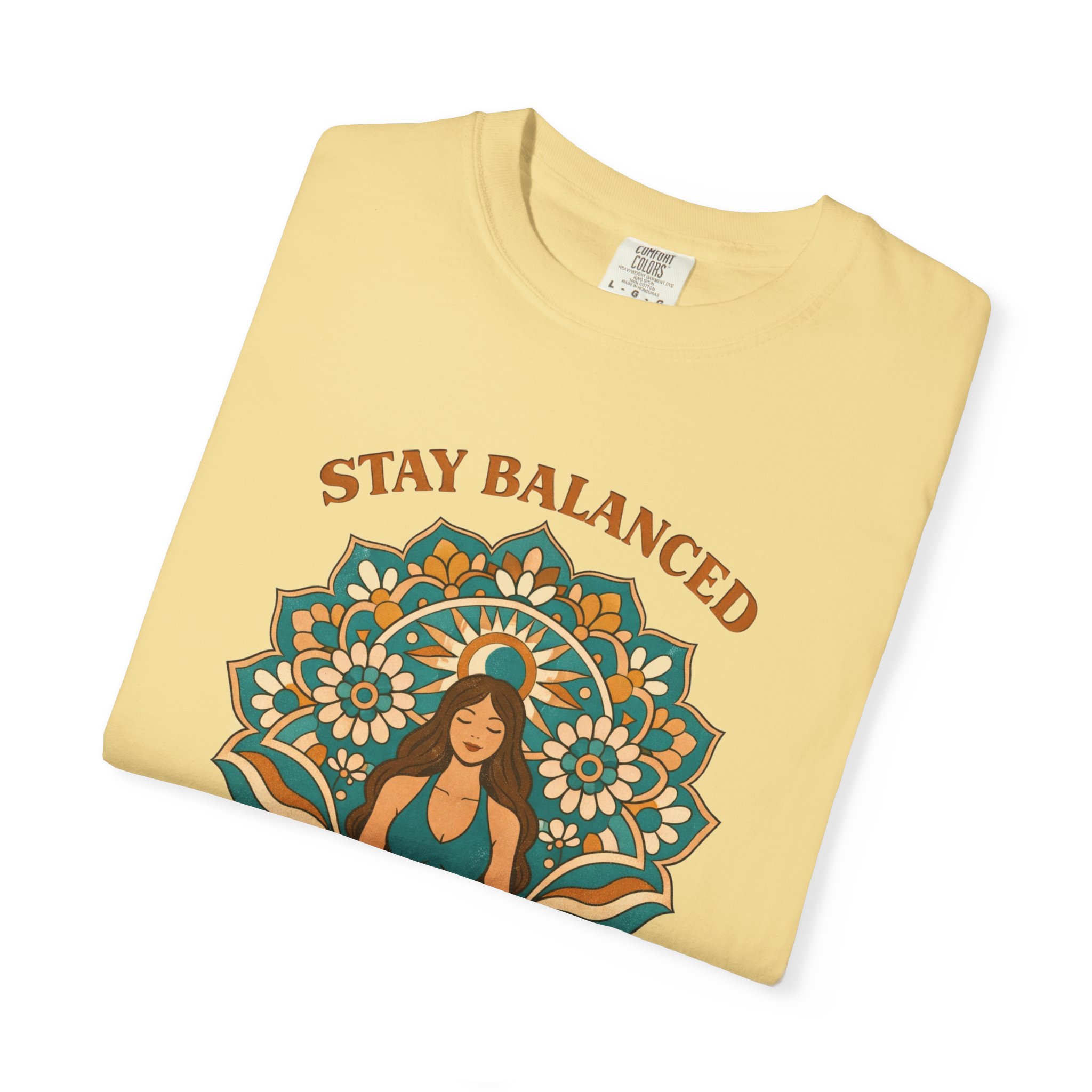 Zen Vibes Meditation Tee — "Stay Balanced" Yoga T‑Shirt - Image 3