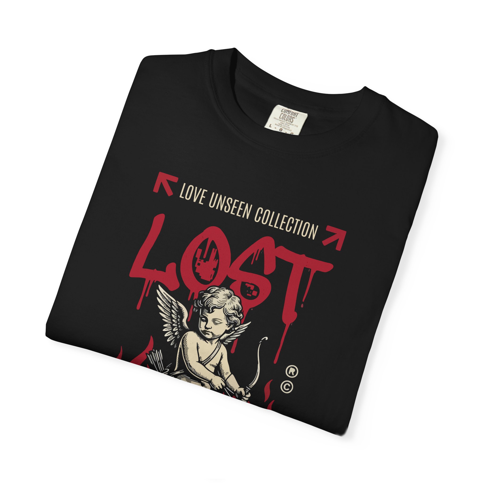 Lost Love T-Shirt — Vintage Cupid Graphic Tee - Image 3