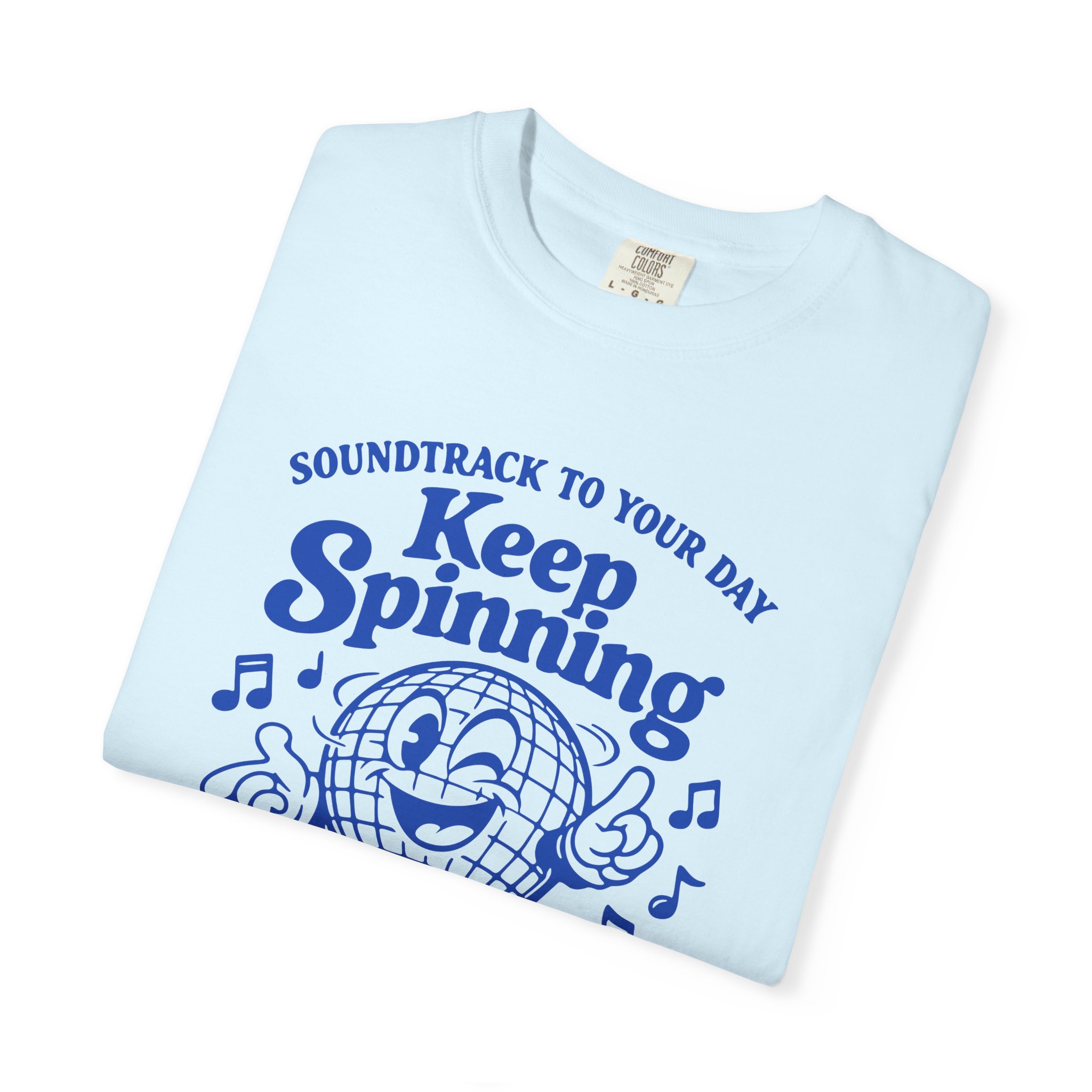Keep Spinning T-Shirt — Retro Disco Record Graphic Tee - Image 3