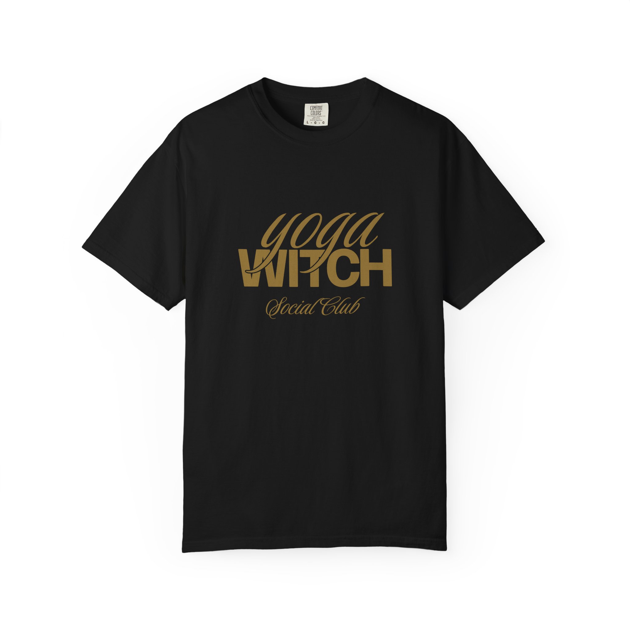 Yoga Witch Tee — "Yoga Witch Social Club" Graphic T-Shirt