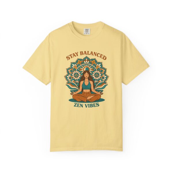 Zen Vibes Meditation Tee — "Stay Balanced" Yoga T‑Shirt