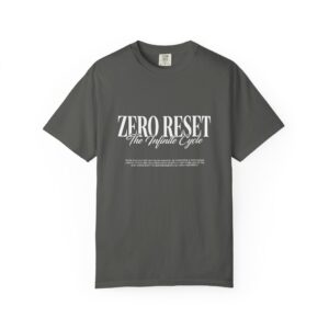 Zero Reset Tee — 'The Infinite Cycle' Minimal Graphic T-Shirt