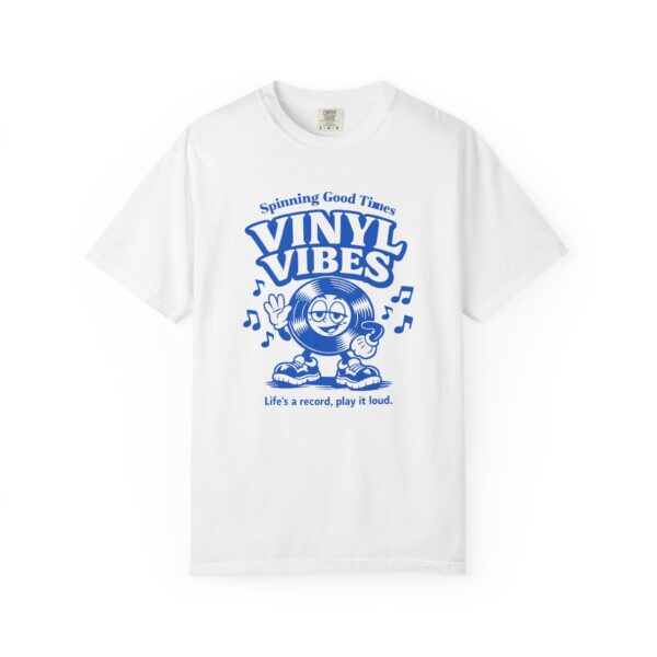 Vinyl Vibes T-Shirt — Retro Record Cartoon Tee ("Spinning Good Times")