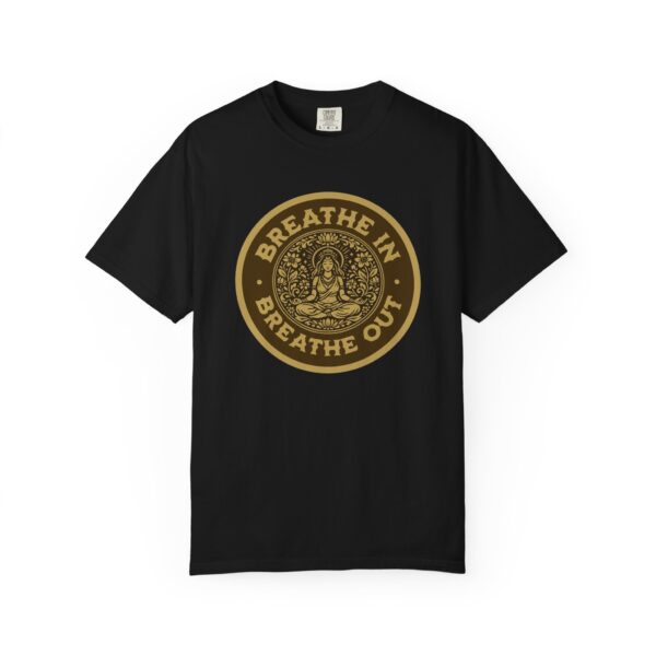 Breathe In Breathe Out T-Shirt — Vintage Buddha Meditation Tee