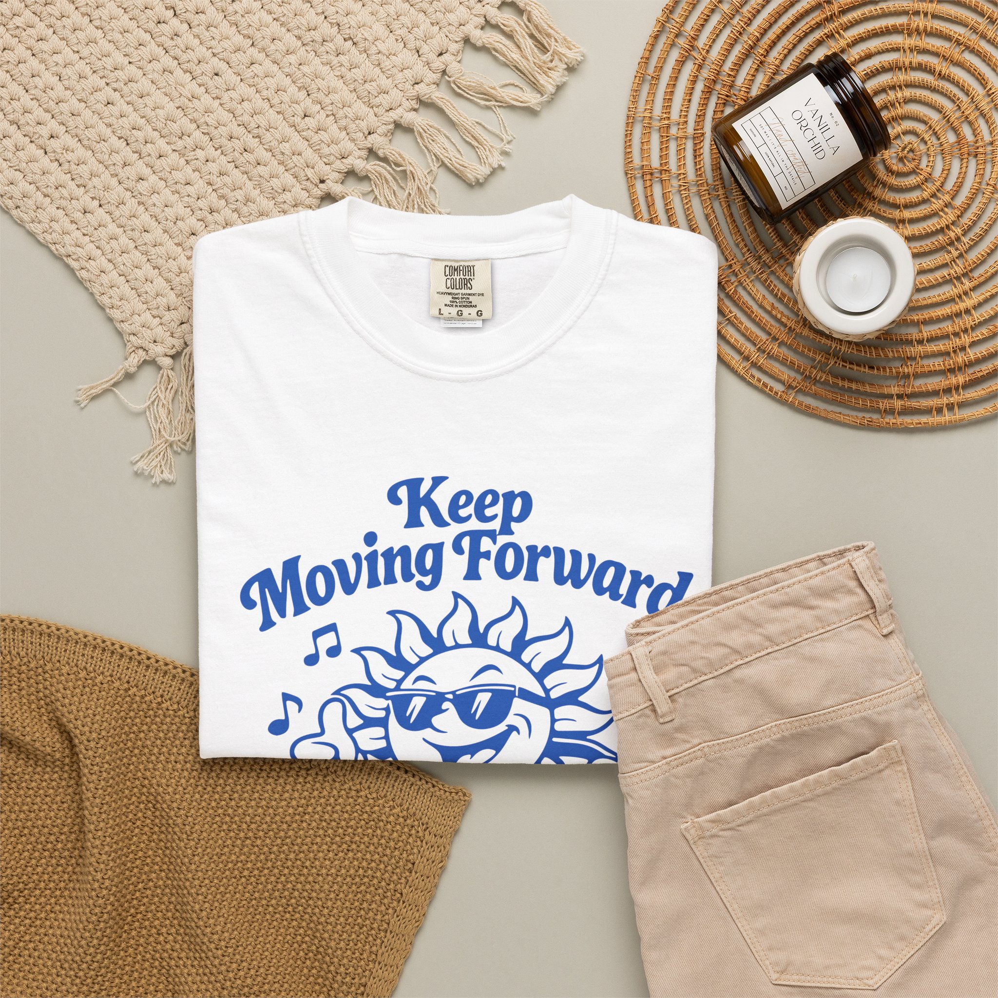 Keep Moving Forward Sun Graphic Tee — "The Sun Will Shine Again" Motivational T‑Shirt - Image 4