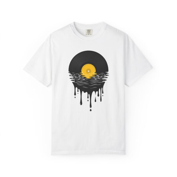Vinyl Sunset T-Shirt — Dripping Record Graphic Tee