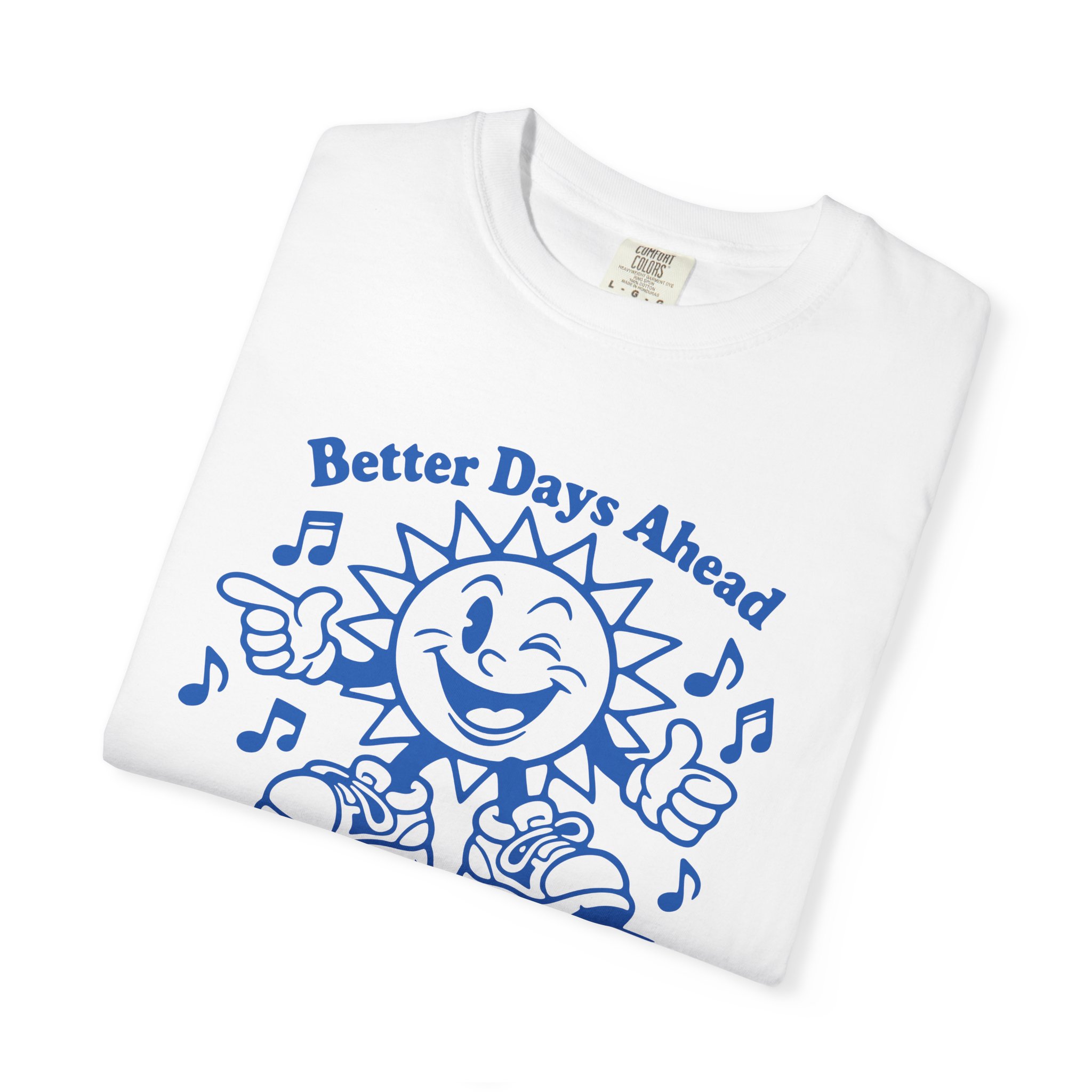 Stay Sunny T-Shirt — 'Better Days Ahead' Retro Sun Graphic Tee - Image 3