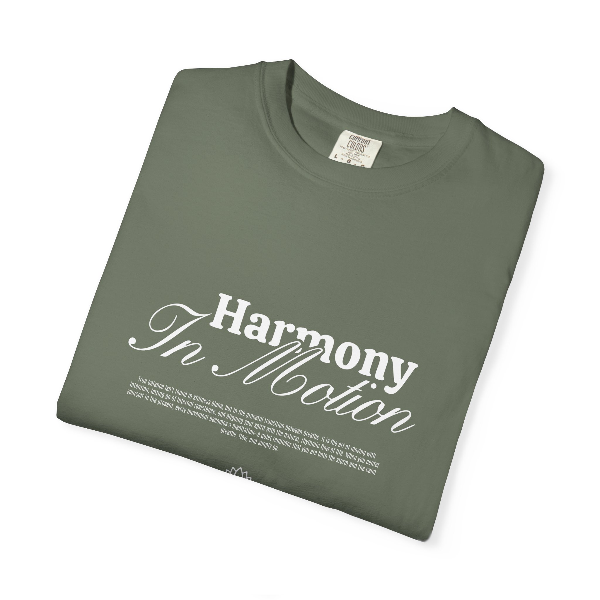 Harmony In Motion T‑Shirt — Retro Script Graphic Tee - Image 3