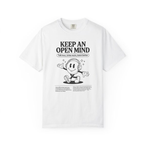 Keep An Open Mind Tee — Positive Mindset Graphic T-Shirt