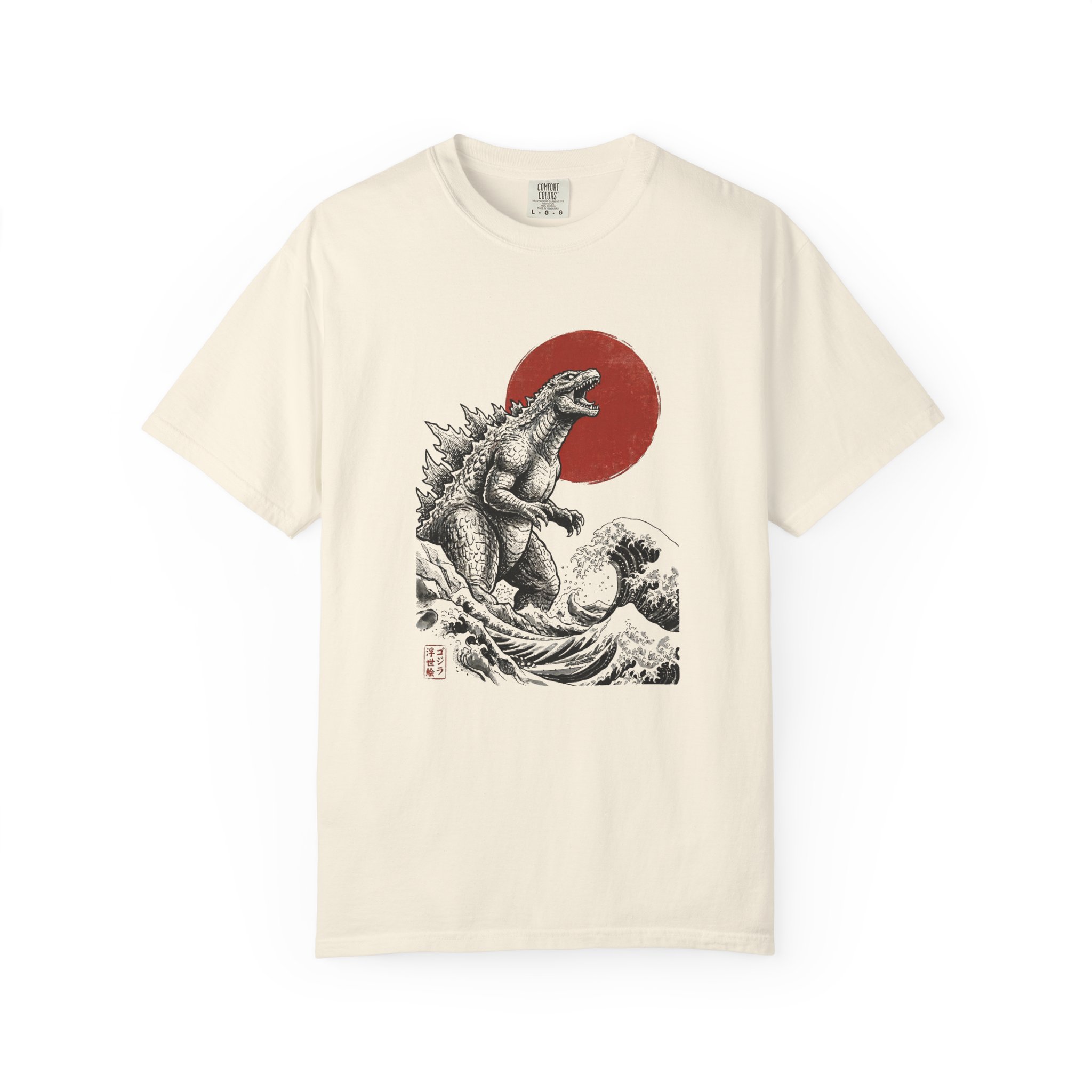 Godzilla Rising Tee — Retro Japanese Kaiju Graphic T-Shirt