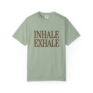 Inhale Exhale Tee — Minimal Mindfulness T-Shirt