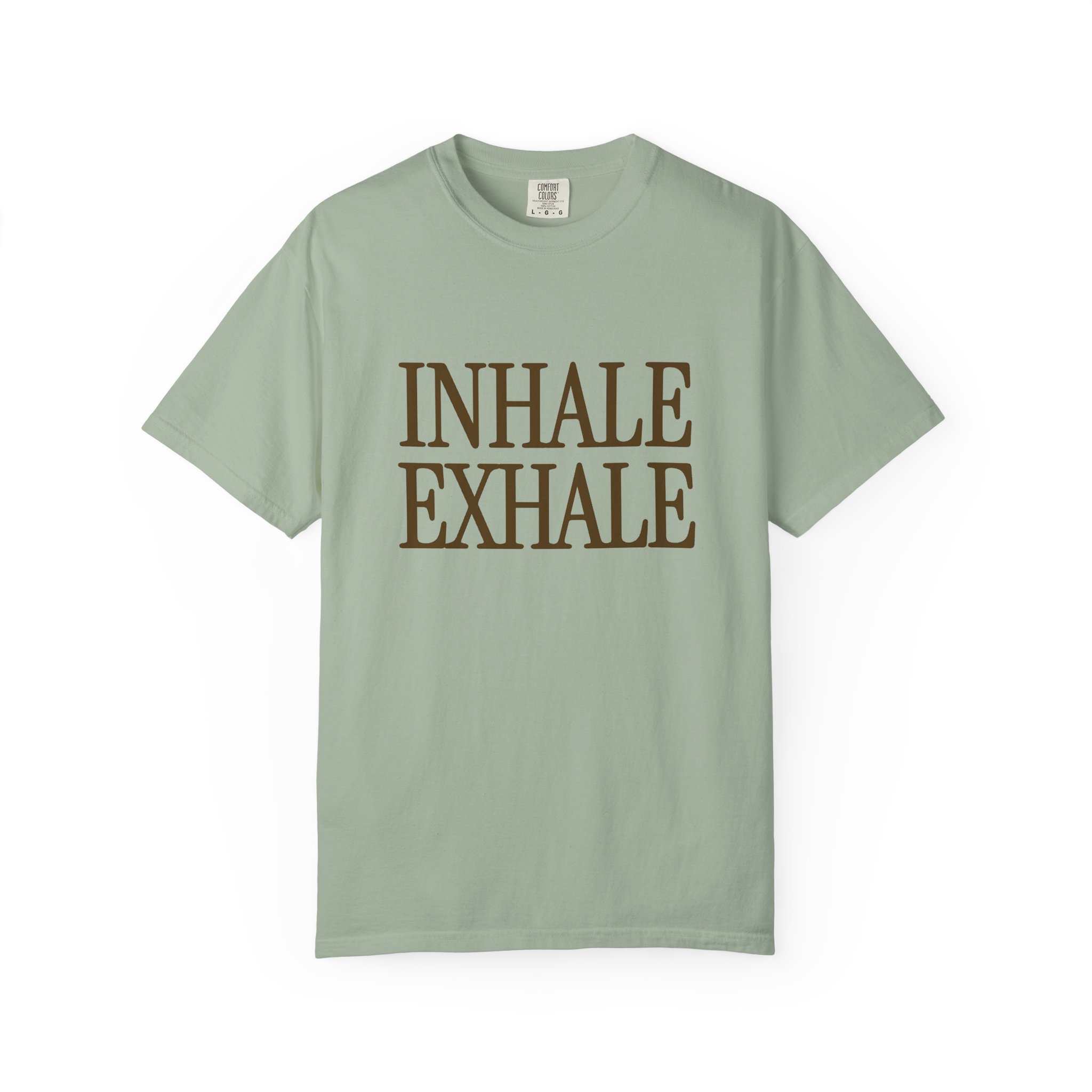 Inhale Exhale Tee — Minimal Mindfulness T-Shirt
