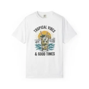 T-Shirt — Tropical Vibes & Good Times Cocktail Graphic Tee