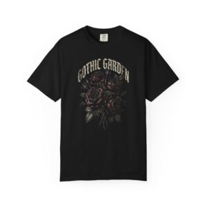 Gothic Garden T-Shirt — Dark Rose Graphic Tee