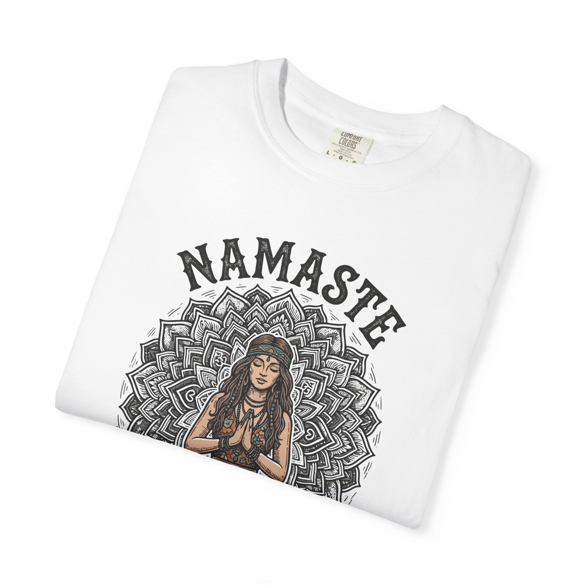 Namaste Manifest Peace T-Shirt — Yoga Meditation Graphic Tee - Image 3