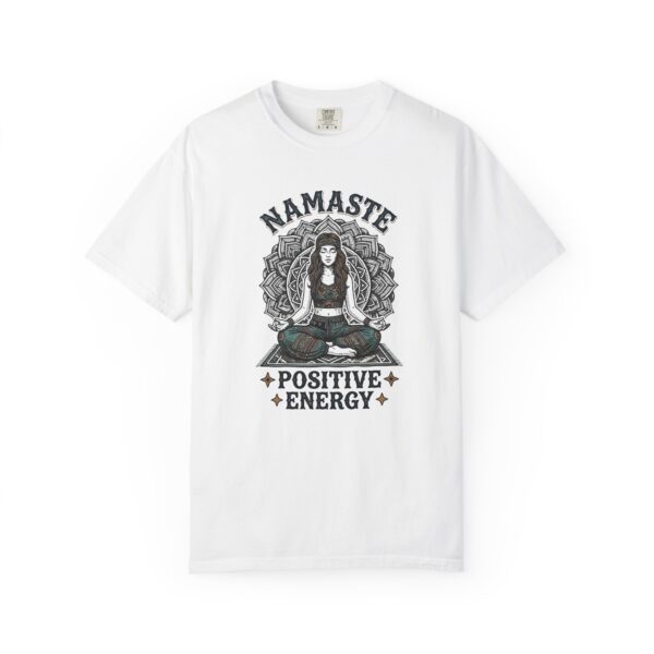 Namaste Positive Energy Tee — Yoga Meditation Graphic T-Shirt