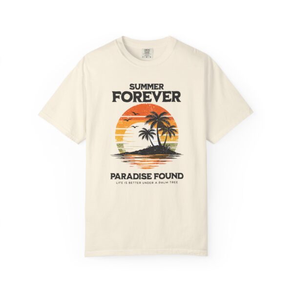Summer Forever Tee — "Paradise Found" Vintage Palm Island Shirt