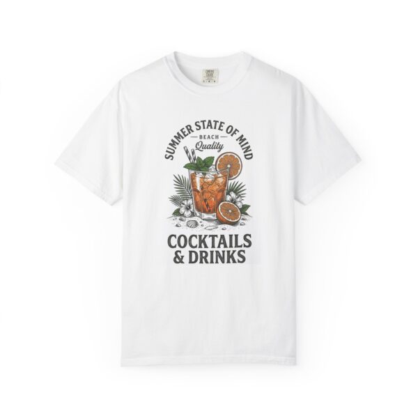 Cocktails & Drinks Tee — "Summer State of Mind" Cocktail Graphic T-Shirt