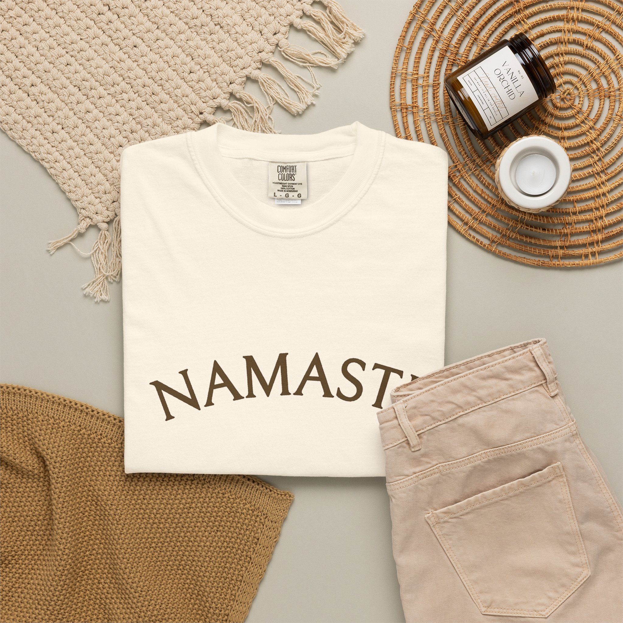 Namaste Tee — Minimalist Yoga T‑Shirt for Mindfulness & Calm - Image 4