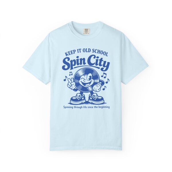Spin City Retro Cartoon Tee — "Keep It Old School" Vintage DJ T-Shirt