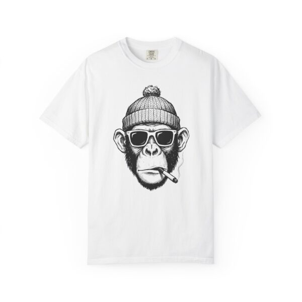 Graphic Tee — Beanie Monkey Smoking Design
