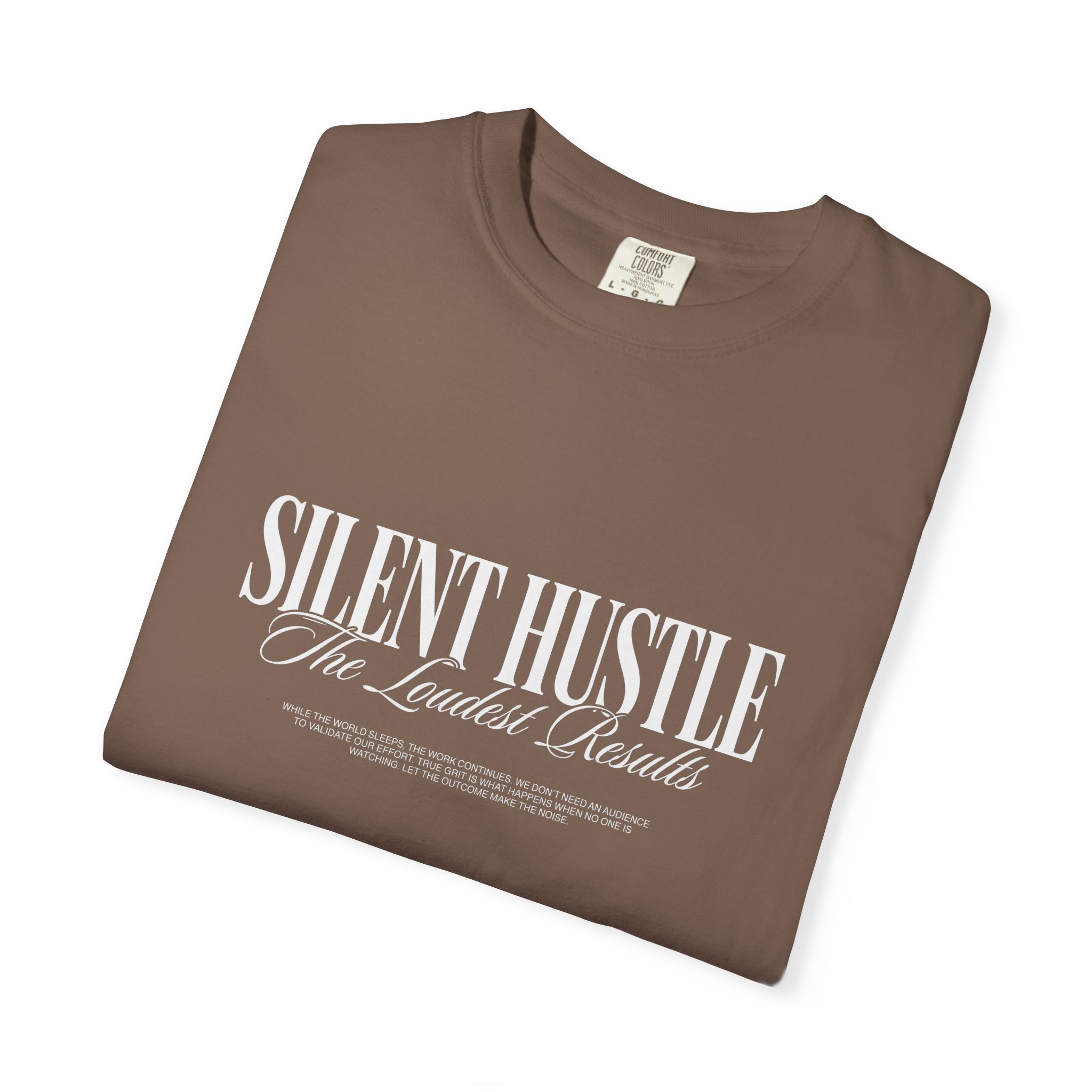 Silent Hustle Tee — 'Silent Hustle: The Luxurious Grind' Graphic T-Shirt - Image 3