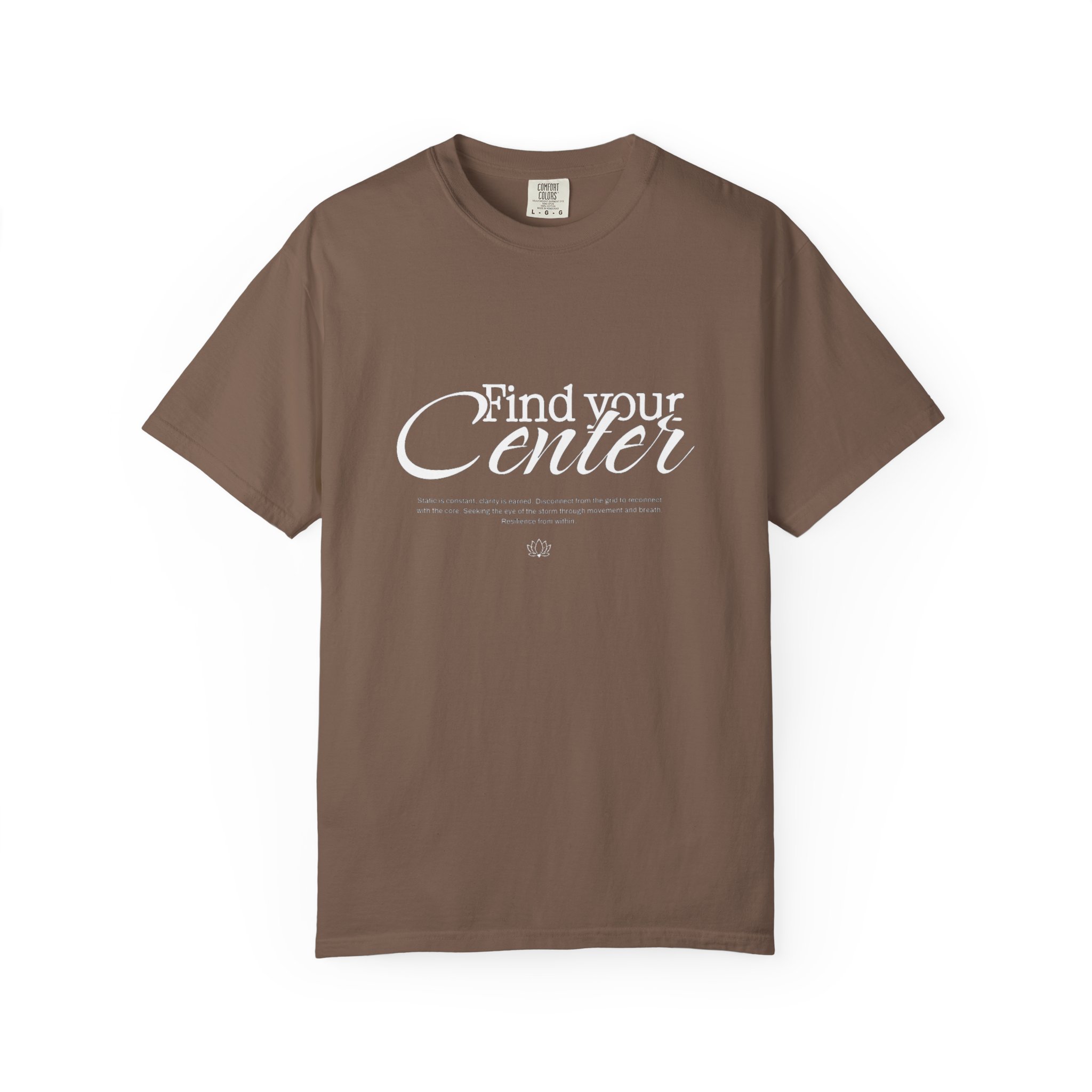 Find Your Center T‑Shirt – Mindful Graphic Tee