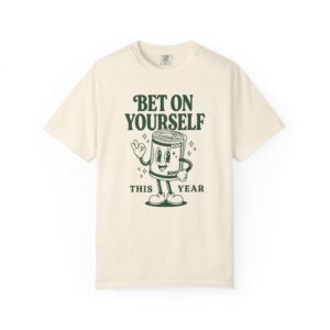 Bet On Yourself Tee — Motivational Vintage Jackpot Graphic T-Shirt
