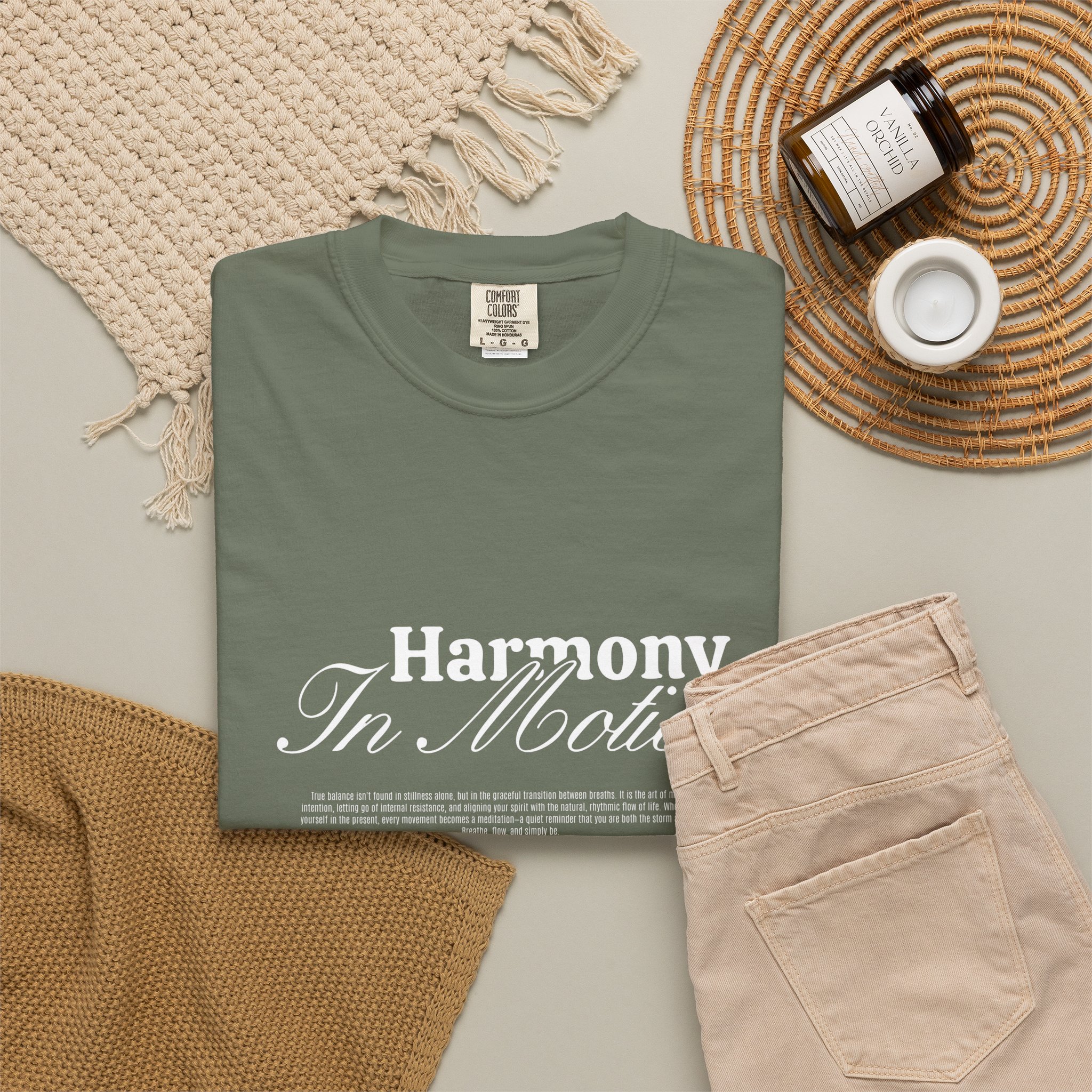 Harmony In Motion T‑Shirt — Retro Script Graphic Tee - Image 4