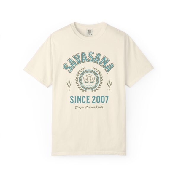 Savasana Since 2007 Yoga T‑Shirt — Relaxed Meditation Tee