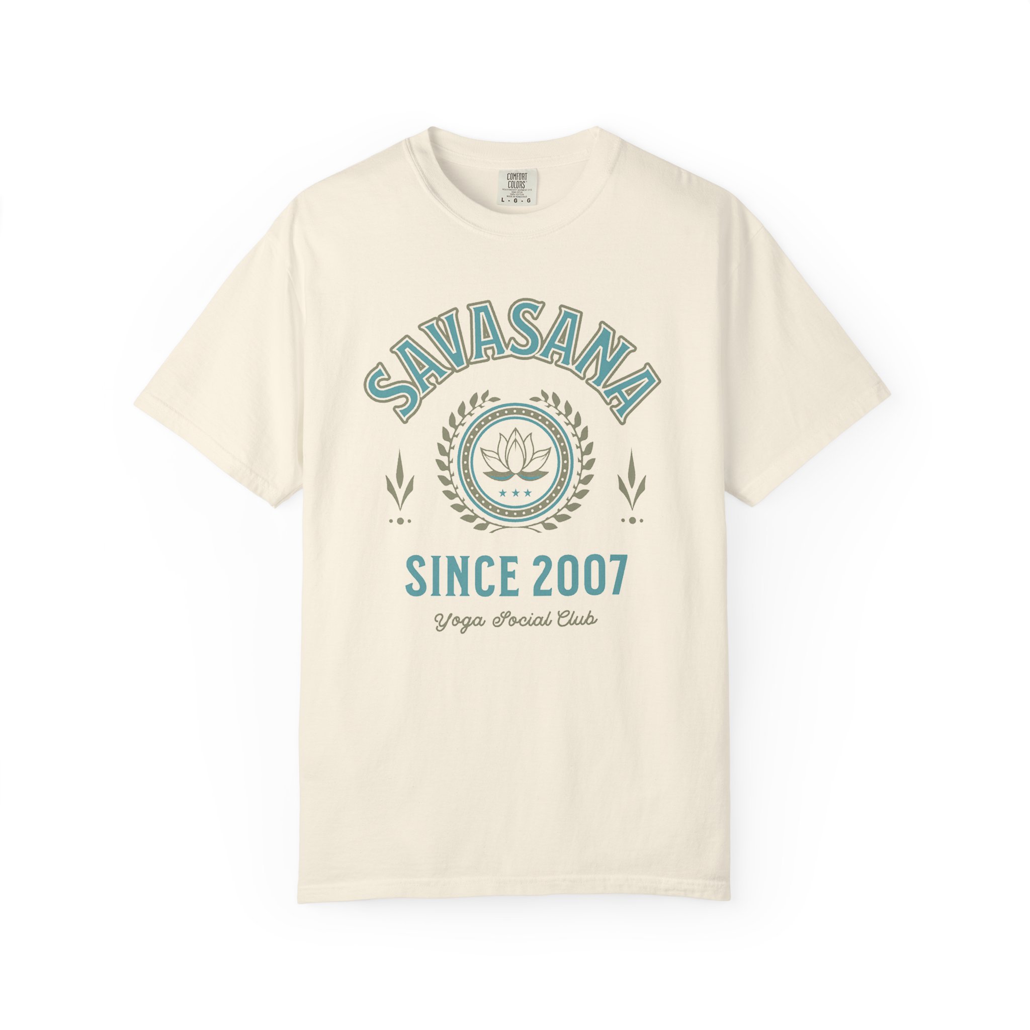Savasana Since 2007 Yoga T‑Shirt — Relaxed Meditation Tee