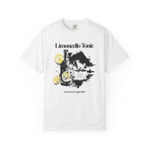 Limoncello Tonic Tee — Lemon Cocktail Graphic T-Shirt