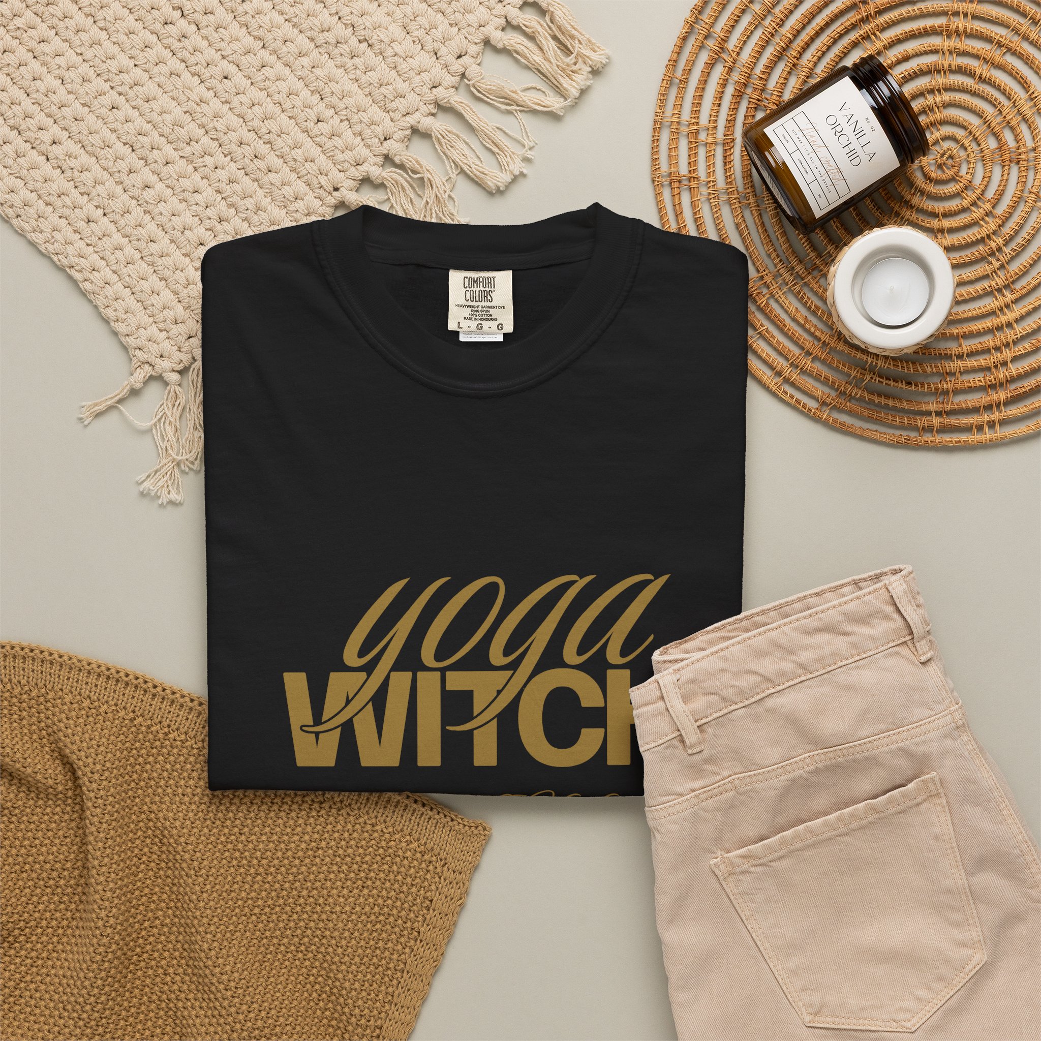 Yoga Witch Tee — "Yoga Witch Social Club" Graphic T-Shirt - Image 4