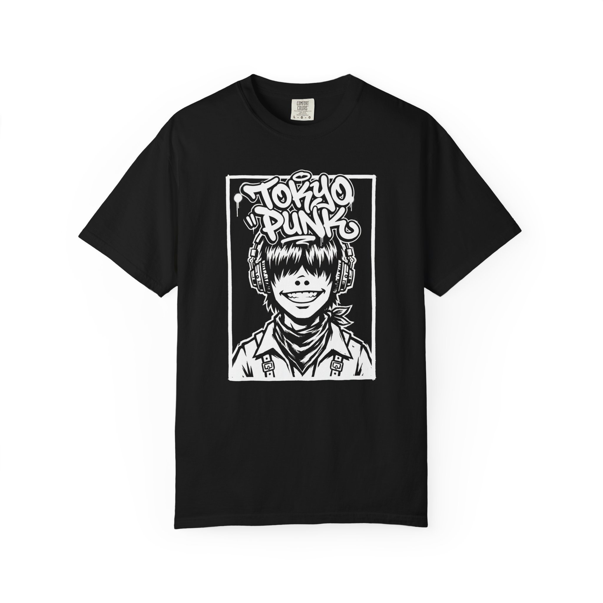 Tokyo Punk Graphic Tee — Retro Anime Streetwear Shirt