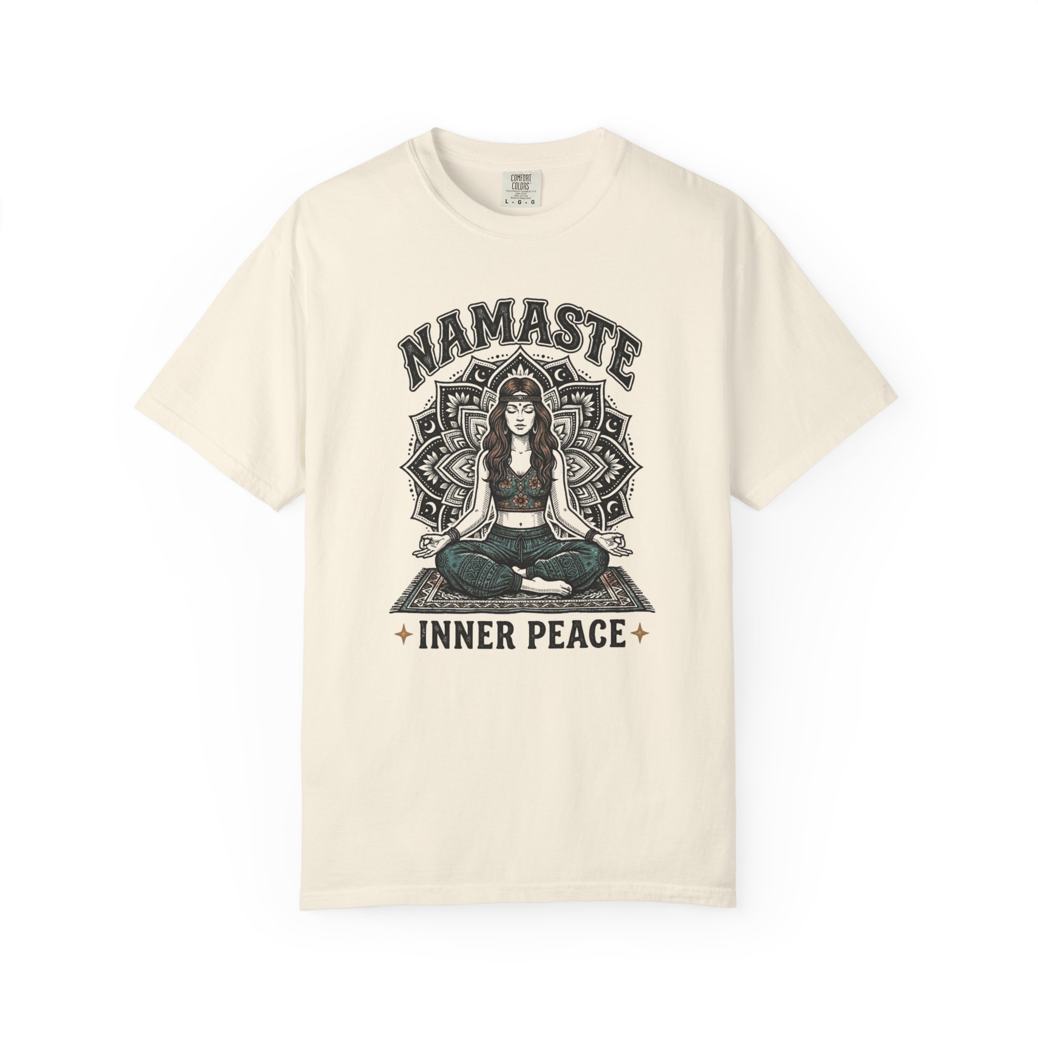 Namaste Inner Peace Tee — Yoga Meditation Spiritual Graphic T-Shirt