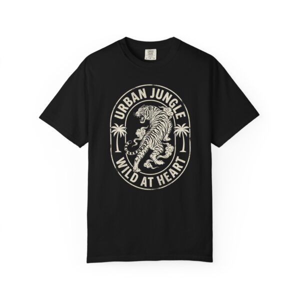 Tiger Graphic Tee — "Urban Jungle Wild at Heart"