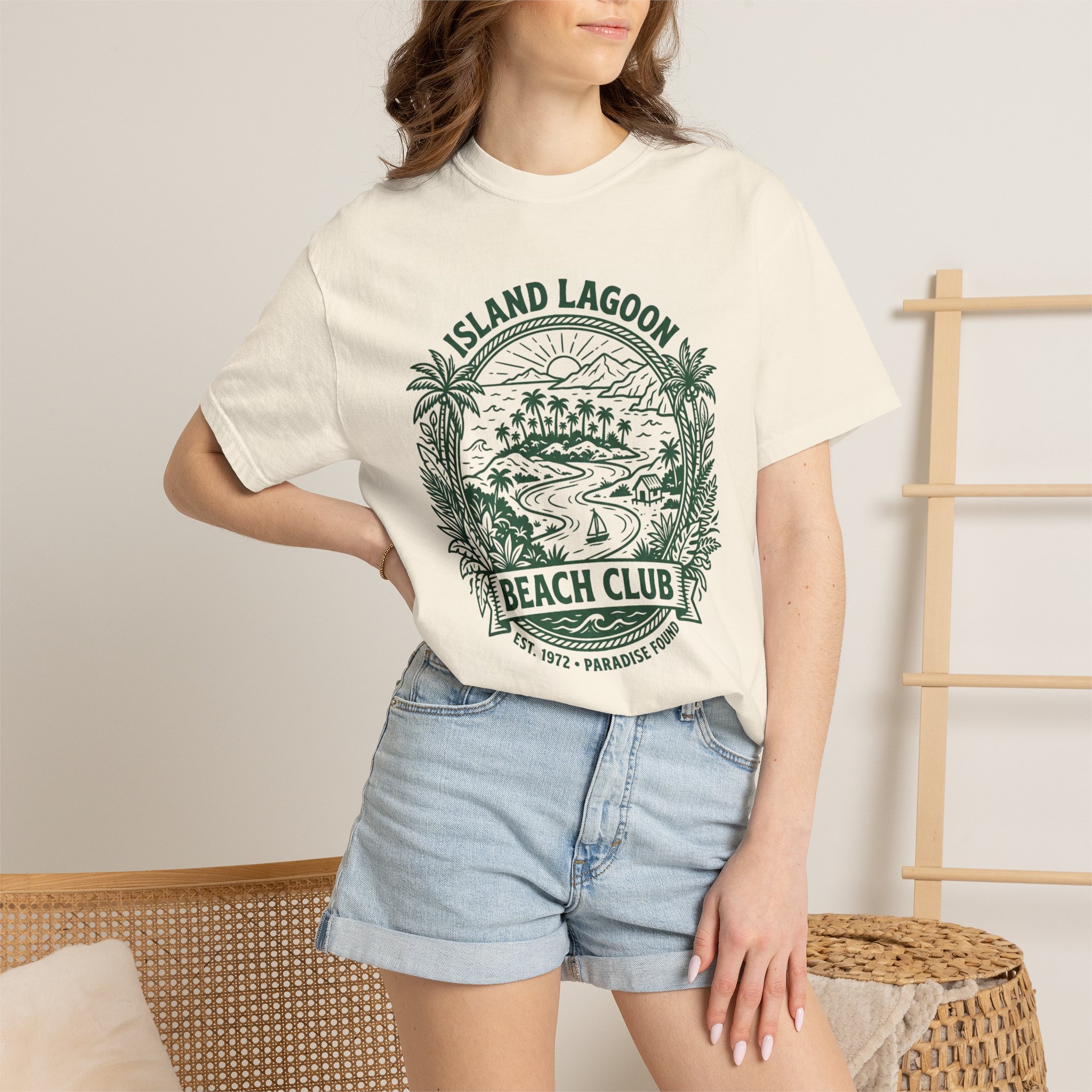 Island Lagoon Beach Club T-Shirt - Image 4