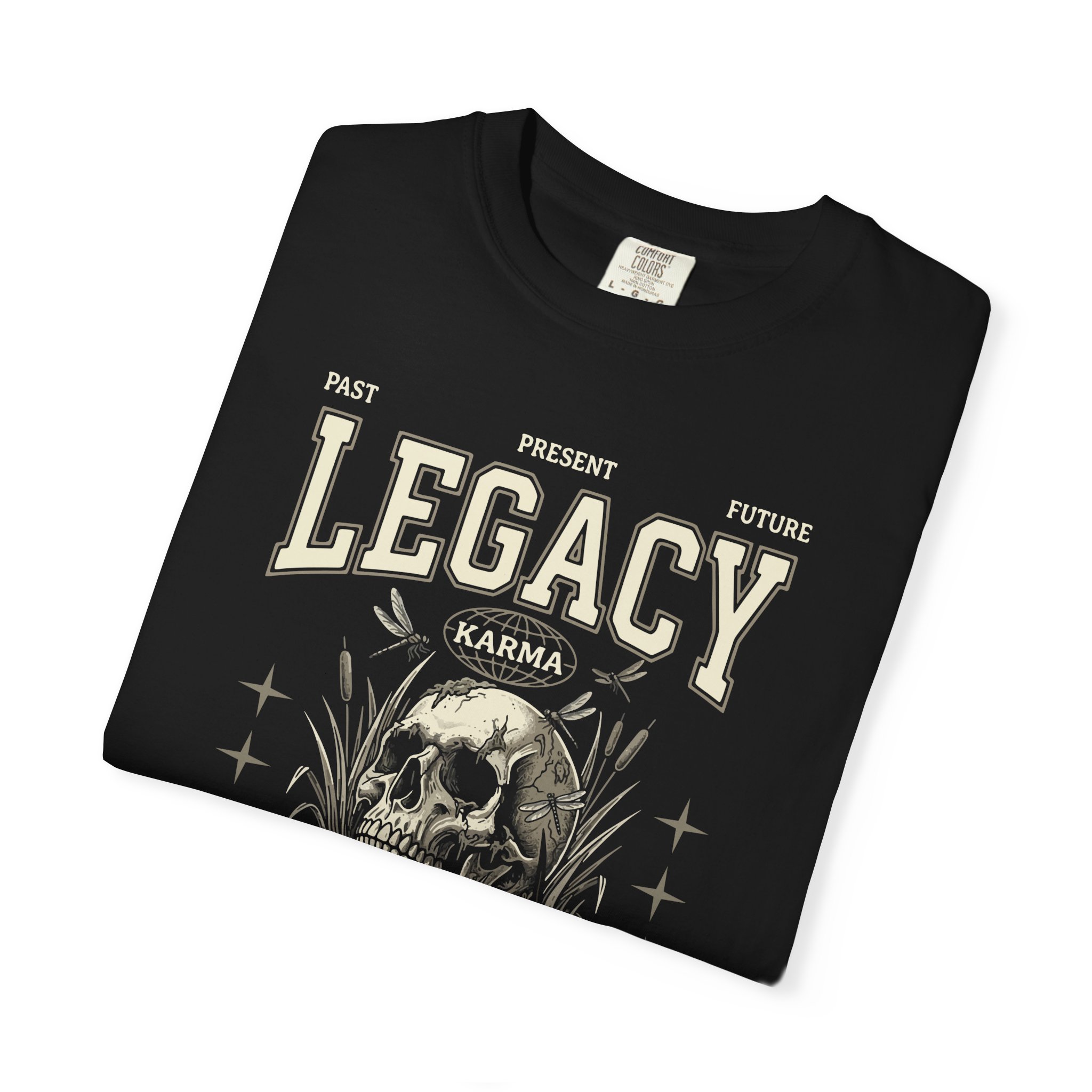 Legacy Karma Skull Tee — "You Reap What You Sow" Graphic T-Shirt - Image 3