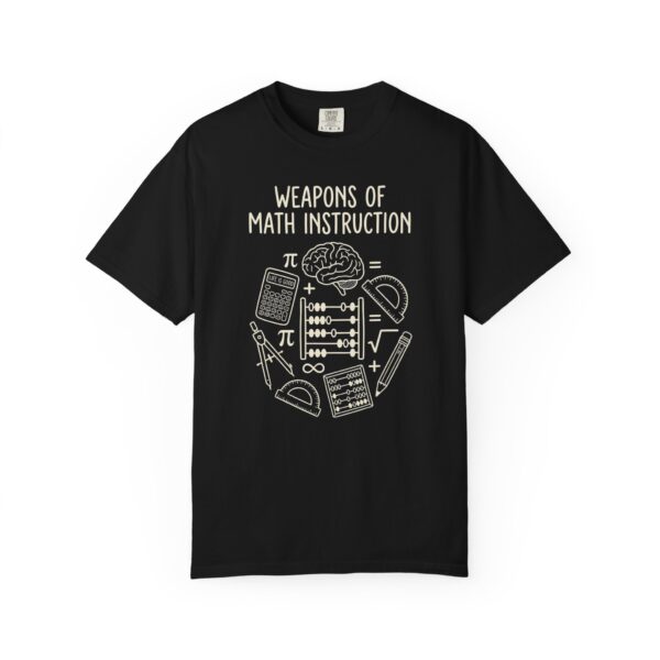 Weapons of Math Instruction T-Shirt — Funny Math Teacher Tee