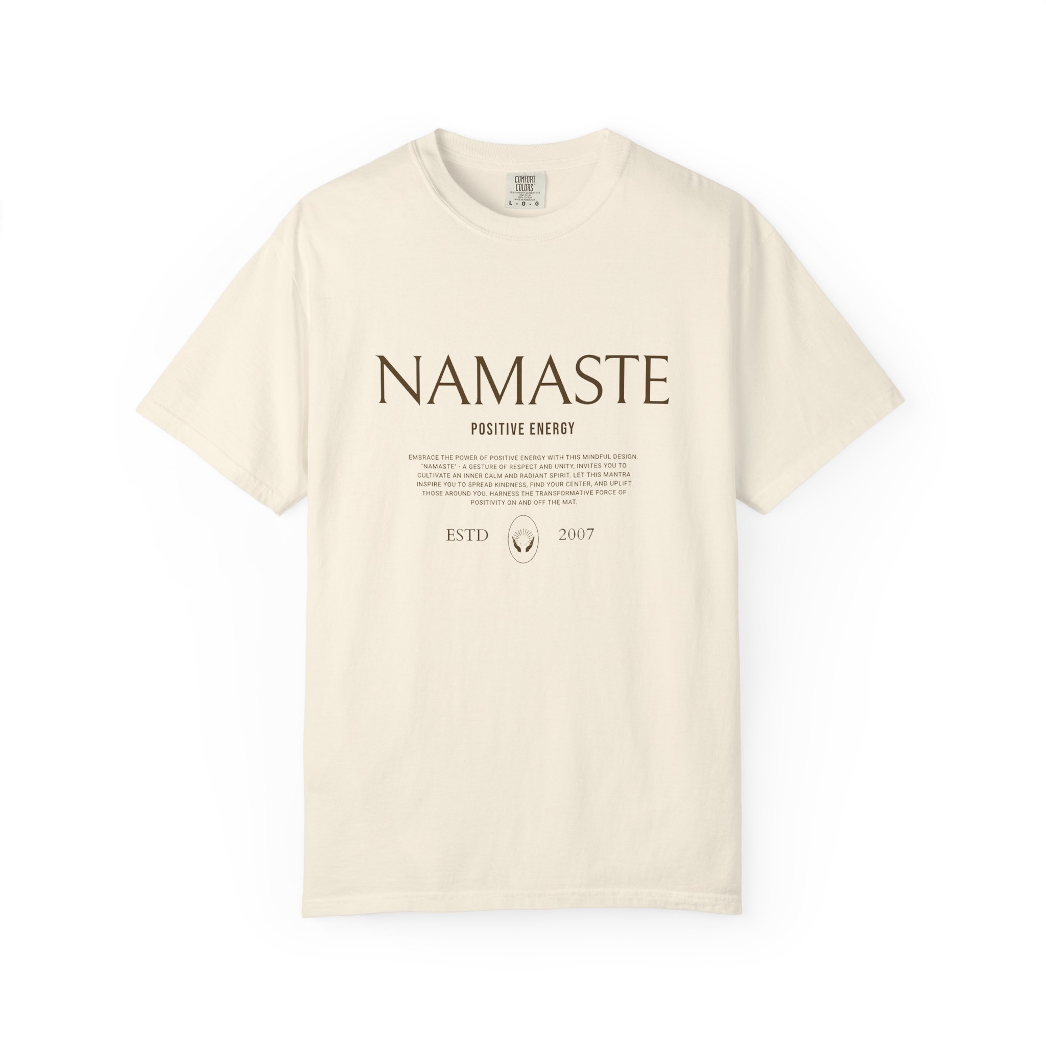 Namaste Tee — Minimal Yoga & Mindfulness T‑Shirt