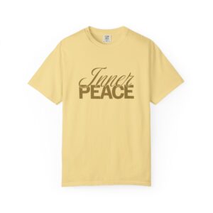 Inner Peace T-Shirt — Minimal Gold Typography Tee