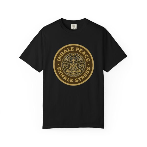 Inhale Peace Exhale Stress T-Shirt — Yoga Meditation Graphic Tee