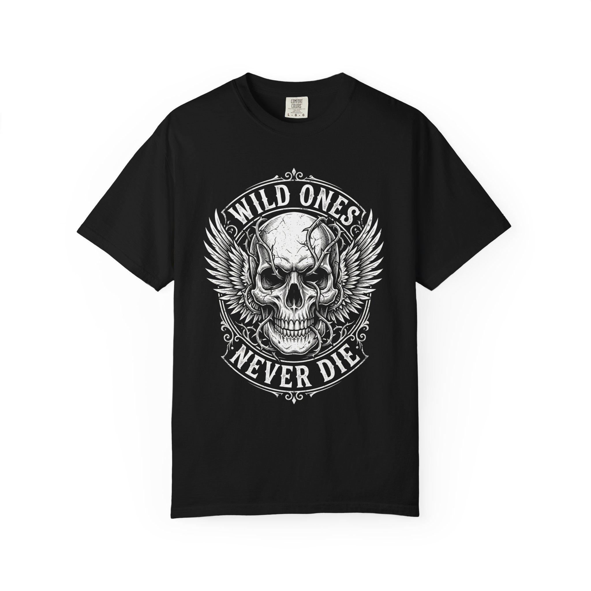 Skull 'Wild Ones Never Die' Graphic Tee